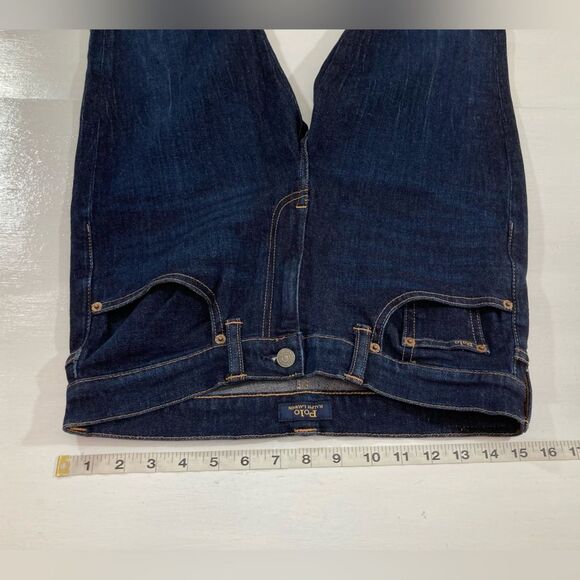 Polo Ralph Lauren Jeans Women’s 28 Blue Denim Chrystie Kick Flare Crop - Picture 10 of 13